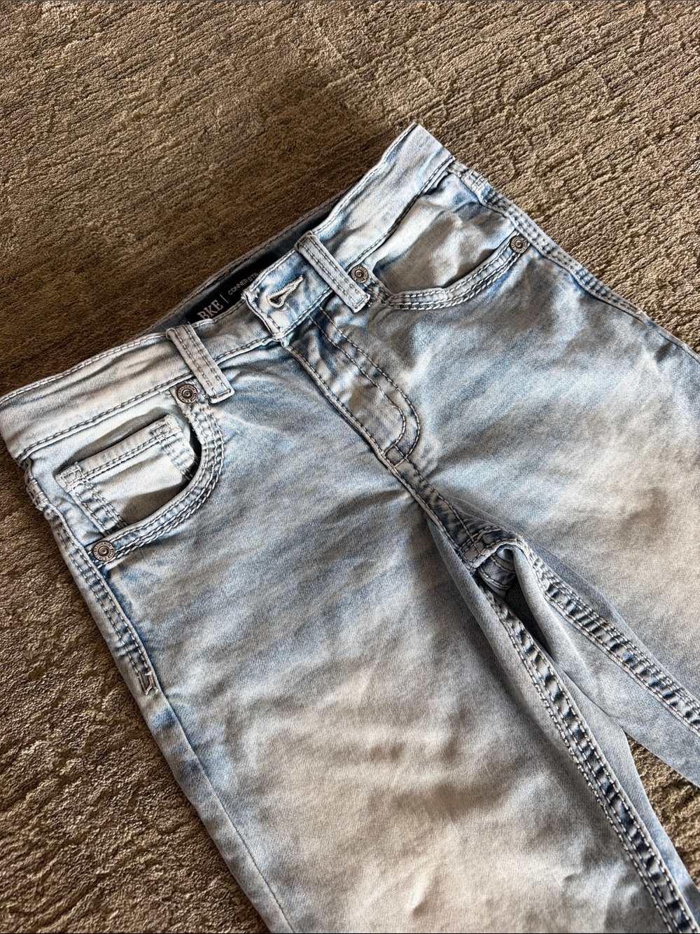 BKE Kids Light Blue Straight Jeans